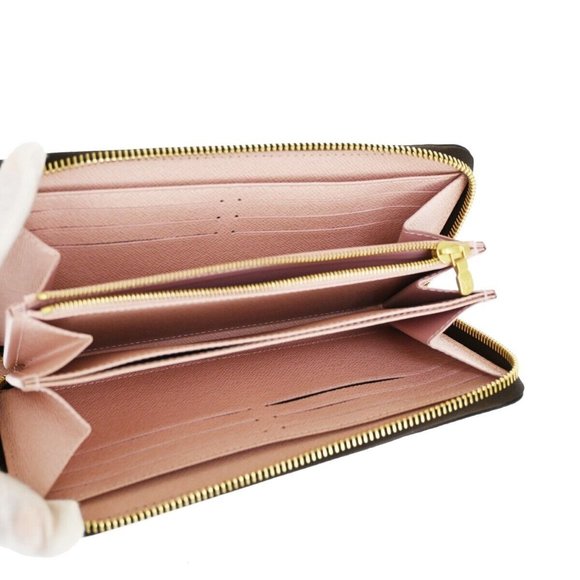 LOUIS VUITTON Zippy Wallet Vivienne Monogram Leather Brown Rose M69054 59RJ206 - Picture 7 of 16